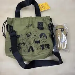 新品　KALDI いぬの日おさんぽバッグ　カルディ　お散歩