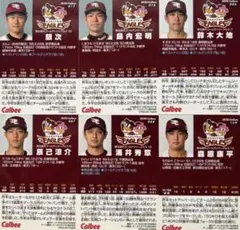 Calbee Baseball Card 東北楽天ゴールデンイーグルス