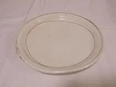 古谷信男　粉引き　大皿　長期保管品　29cm