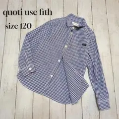 quoti use fith クゥオティ ユース フィス チェック柄シャツ