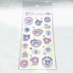 【正規品】すりガラス風シール ふわふわ 半透明 マイメロ クロミ サンリオ
