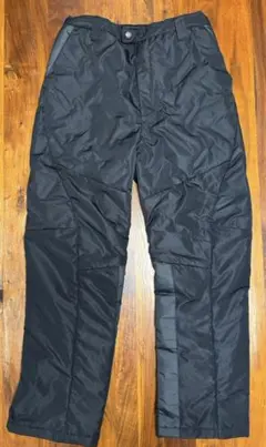 ヘンリービギンズ ライナー付き パンツ 黒 XL 膝のプロテクター欠落 