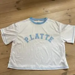 P.LATTE ショートTシャツ 160サイズ ホワイト