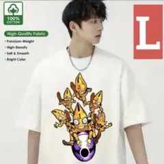新品｜ジョジョ｜セックスピストルズ｜L｜白Tシャツ｜グイード・ミスタ｜綿100のサムネイル