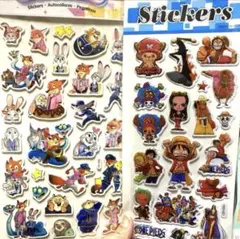 BIGぷくぷくシール　2枚セット