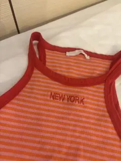 ZARA NEW YORK ボーダー キャミソール　カップなし