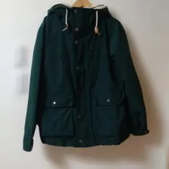 タイムセール！グローバルワークフード付きダークグリーンジャケット