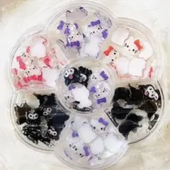 サンリオ キティ クロミ ネイルパーツ デコパーツ ランダム60個セット