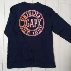 新品タグ付　GAP　長袖カットソー　ネイビー　メンズ　XS