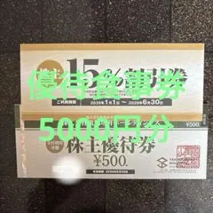 焼肉坂井ホールディングス　株主優待　5000円、15%割引券付　肉匠坂井のサムネイル