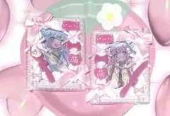 トレカケース 硬質ケース ホイップデコ B8 ピンク ネコ 萌え リボン 推し活