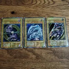 遊戯王OCG 青眼の白龍 サイレント・ソードマンLV5 巨大戦艦ビッグ 
