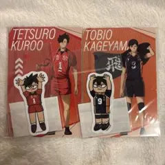 ハイキュー!! ジロリ ダイカットステッカー試合ver. 黒尾 影山