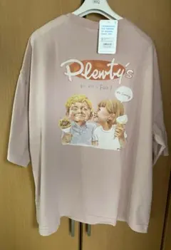 新品♡ROXY♡Plenty's オーバーサイズTシャツ ピンク