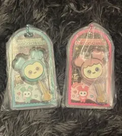 TWICE LOVELYS チョコがけボーロ＆チャーム ミナ　モモ