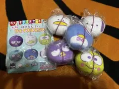新品⭐︎すき家 すきすき サンリオ はぴだんぶい フェイスマスコット 5個