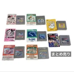 ジャンク品 ゲームボーイ ソフト 説明書付き まとめ売り 8点セット