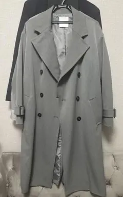 【美品】GYDA ロングコート グレー 春秋冬