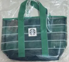 新品未開封　台湾スタバ限定　漁師網トートバッグ(グリーン)