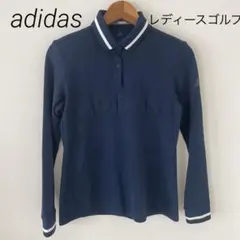 【美品】adidas アディダス 長袖　レディースポロシャツ