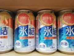 KIRIN 氷結 グレープフルーツ 缶チューハイ 350ml 24本のサムネイル