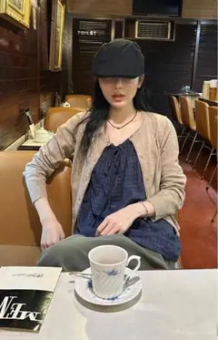 sep19 コットンハンチング帽 ブラック　新品未使用