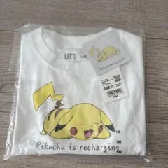 【未使用】ユニクロ UT ポケモン ピカチュウ Tシャツ 100cm 白