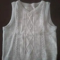コムサイズム　ニットベスト　ボーイズ　80サイズ