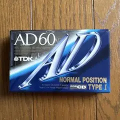 TDK AD 60分 カセットテープ