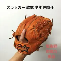 561 スラッガー 即戦力 美品 軟式 少年 内野手用グローブ