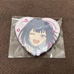 あんスタ エス 冴霧笑主 缶バッジ ハート型缶バッジ スタフォニ