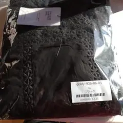 シフォンワンピース ブラック 6L