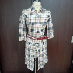 Burberry ブルーレーベル　ベージュ　チェック シャツ　ワンピース　М