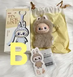 ラブブ LABUBU PIN FOR LOVE アルファベット　イニシャル　B
