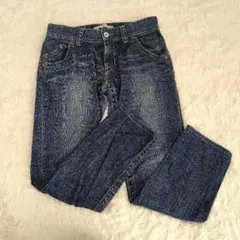 UNIQLO ユニクロ Boyfriend ダークブルー ジーンズ デニムパンツ