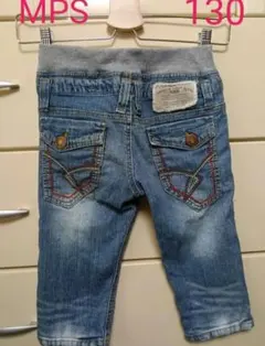 ライトオン MPS カラフル刺繍 デニムパンツ 130