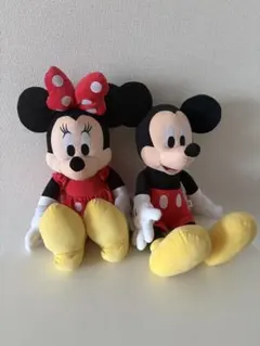 ディズニー ミッキー&ミニー ぬいぐるみ 2体セットのサムネイル