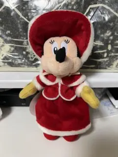 《ディズニー》ミニーぬいぐるみバッジ クリスマス2023