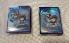 パワプロアプリ×遊戯王　コラボ　カードプロテクター２種　海馬瀬人＆真崎杏子