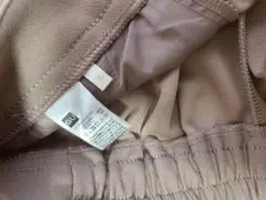 GU 薄紫 ワイドパンツ