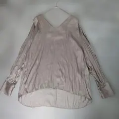 TODAYFUL ブラウン Vネック 長袖シャツのサムネイル