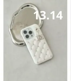 Darich キルティングビジューDDチャームiPhoneケース 13 14