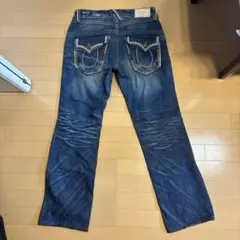 LOLITAJEANS　ロリータジーンズ　ダメージジーンズ　刺繍ロゴフレア32のサムネイル