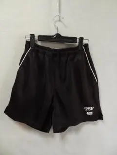 TSP大和卓球 レディース 卓球用 黒色 ショートパンツ M ②