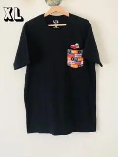 UNIQLO カーズ ディズニー・ピクサーコラボ Tシャツ XL 黒 綿