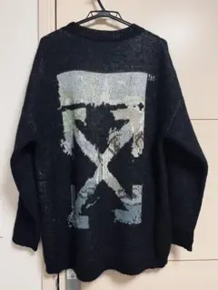Off-white アロー　モヘアセーター　定価¥148,000のサムネイル