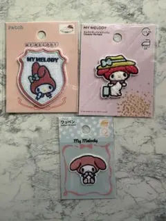 サンリオ　マイメロディー　ワッペンシール