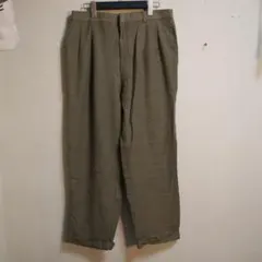 90s Brooks Brothers USA製 100リネン ワイドスラックス - メルカリ