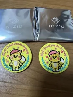 NiziU 2nd Anniversary 刺繍缶バッジ リク　nizoo