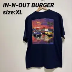 【US古着】IN-N-OUT BURGER Tシャツ バックプリント 企業ロゴ
